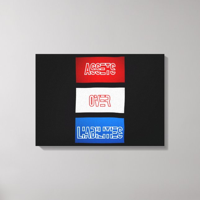 Activos sobre el arte de pared del indicador del p (Anverso)