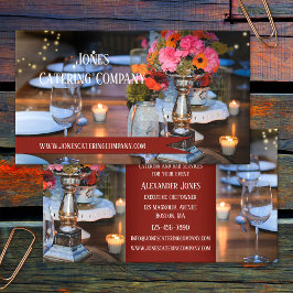 Acto de despedida de restauración Tarjeta de prese