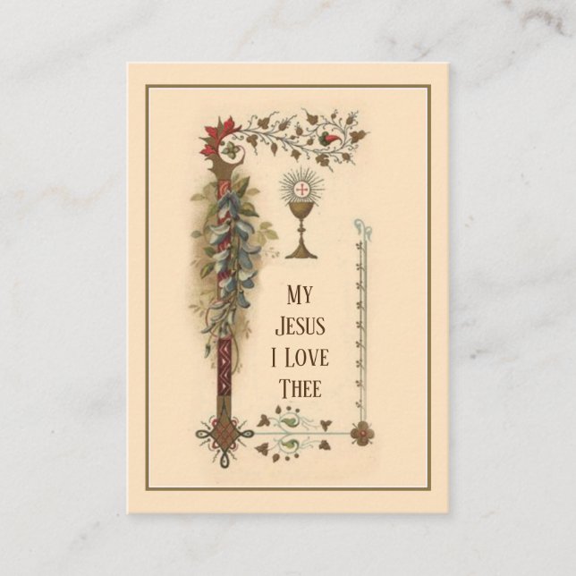 ACTO DE LA TARJETA SANTA DE ORACIÓN DE LA COMUNIÓN