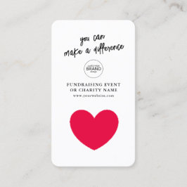 Acto de recaudación de fondos - Tarjeta fotográfic