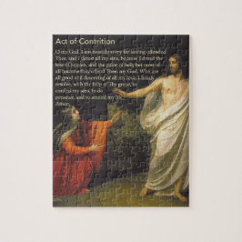 Acto del rompecabezas del rezo de la contrición