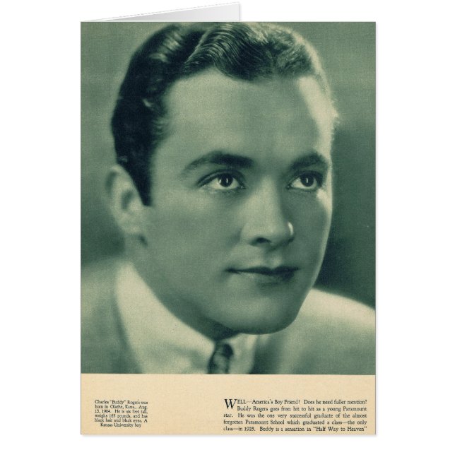Actor de cine de Rogers del compinche (Frente)