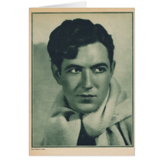 Actor de la película muda de Johnny Mack Brown (Frente)