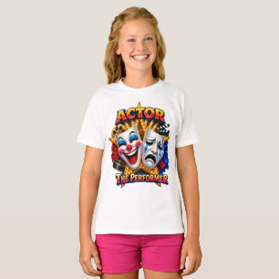 Actor - La camiseta de la chica performer