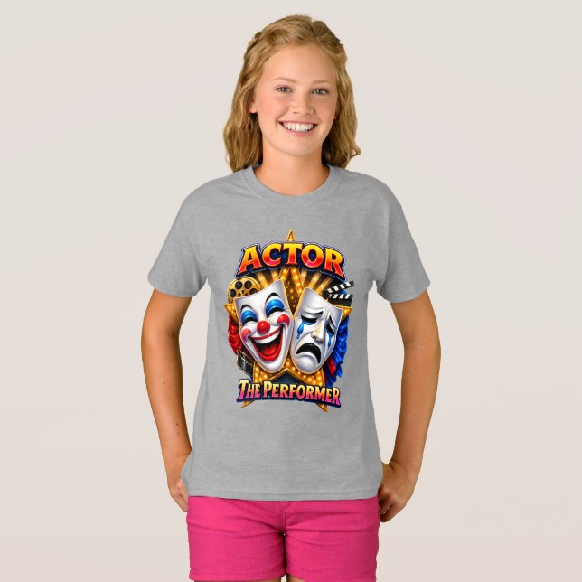 Actor - La camiseta de la chica performer (Anverso completo)