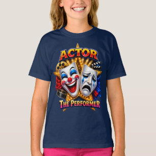 Actor - La Camiseta Oscura de la Chica Intérprete