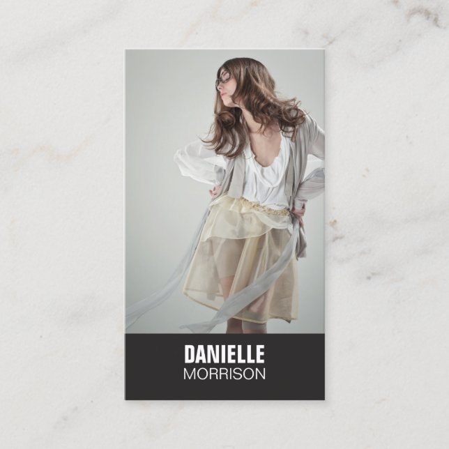 Actors and Models Headshot No. 1 Tarjeta de visita (Anverso)