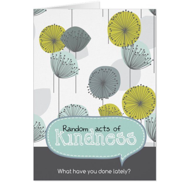 Actos al azar de la amabilidad (Frente)