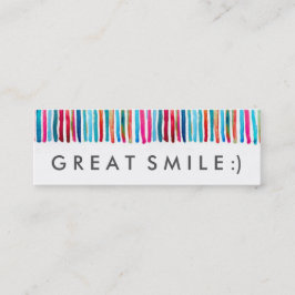 Actos al azar de la gran tarjeta de la sonrisa de