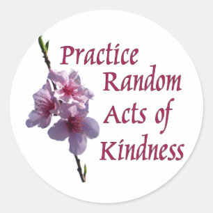 Actos al azar de la práctica de los pegatinas