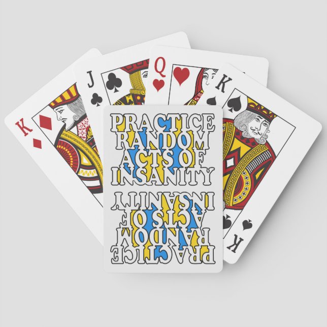 Actos aleatorios de cartas de juego demenciales (Reverso)