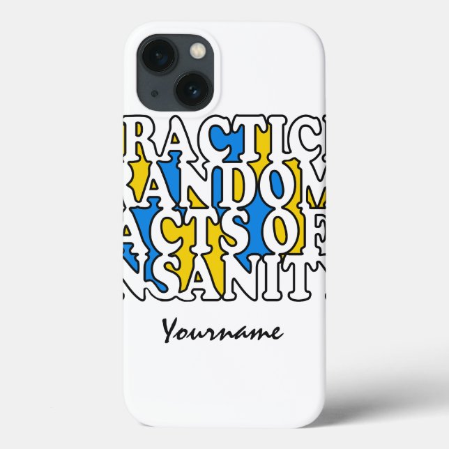 Actos aleatorios de fundas personalizados de demen (Reverso)