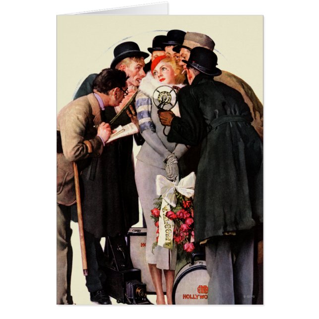 Actriz joven de Hollywood (Frente)