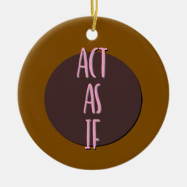 Actúa Como Si El Ornamento Del Lema De Recuperació