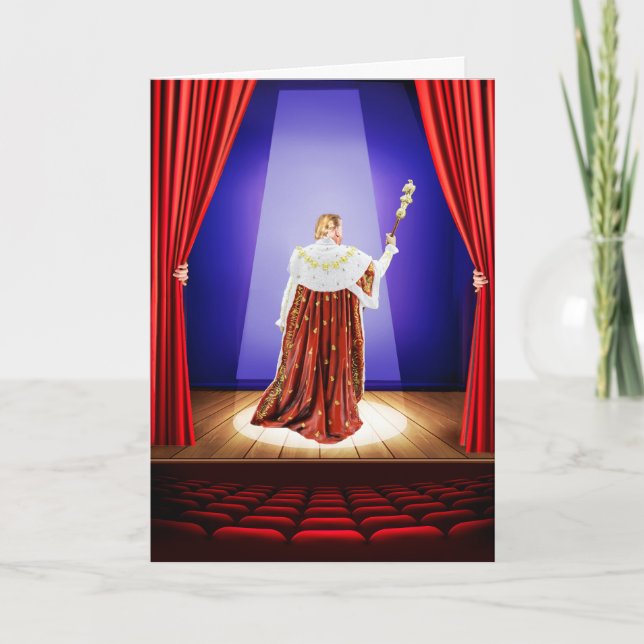 Actúa tu tarjeta de cumpleaños de edad (Anverso)