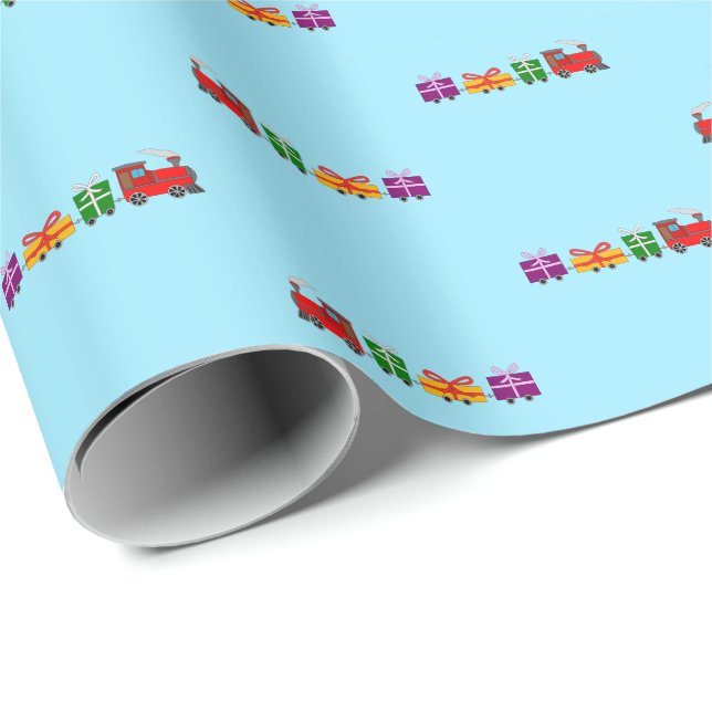 Actual papel de embalaje del tren (Esquina del rollo)