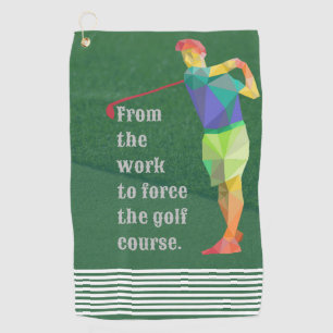 Actualice su mejor juego de golf con toallas Perso