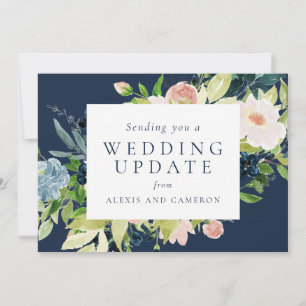actualización boda navy floral cambiar la tarjeta 