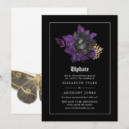 Actualización de Invitación de Boda Gótica de Hall