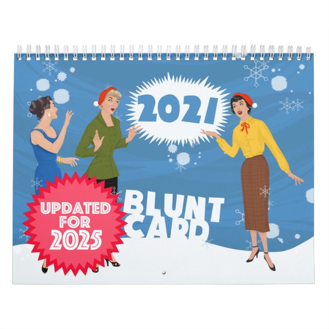 ACTUALIZADO para 2025! Calendario de Bluntcard 202 (Tapa)