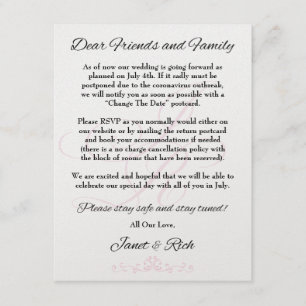 Actualizar tarjeta de invitación boda covid19 guar