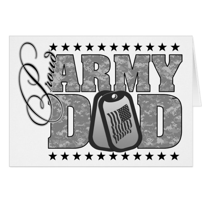 ACU orgulloso del papá del ejército (Anverso (Horizontal))
