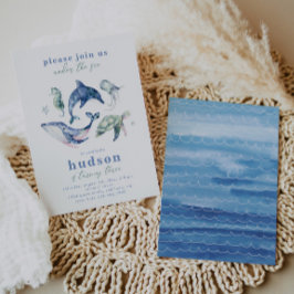 Acuarela bajo el mar Invitación de cumpleaños