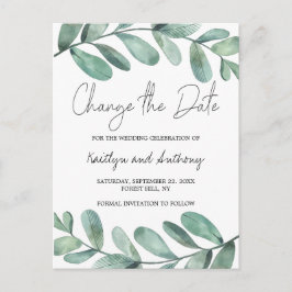 Acuarela Botánica Verde Eucalipto Anuncio