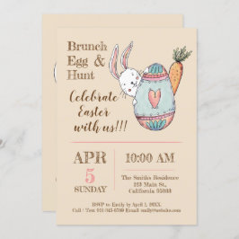 Acuarela: Brunch de Pascua y Invitación a la caza