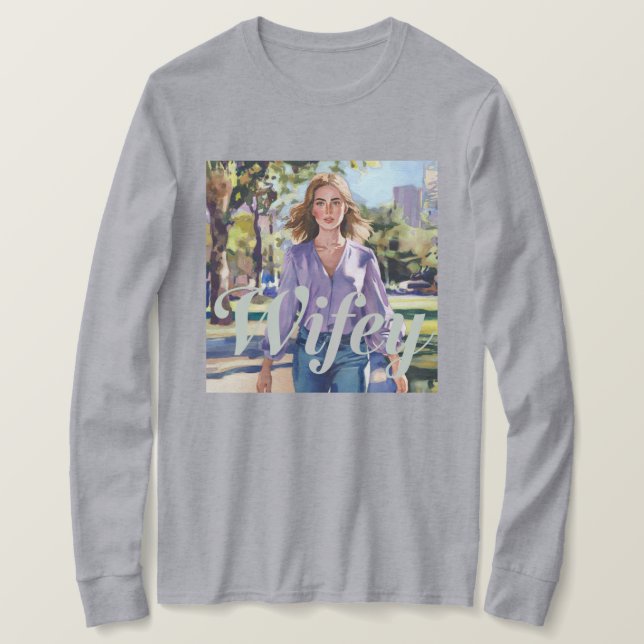 Acuarela con camiseta (Anverso del diseño)