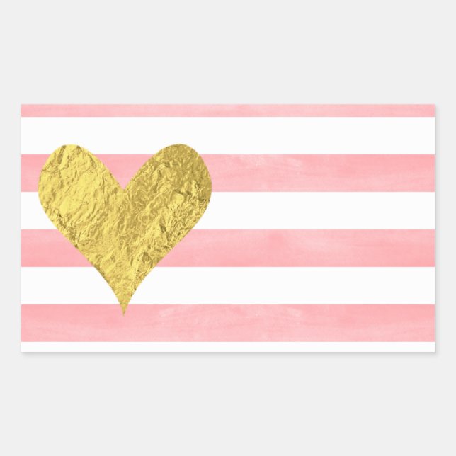 Acuarela con Pegatinas del corazón de Relieve meta (Anverso)