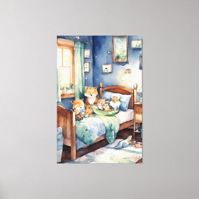 acuarela de adorables criadores arte en sala de vi (Anverso)