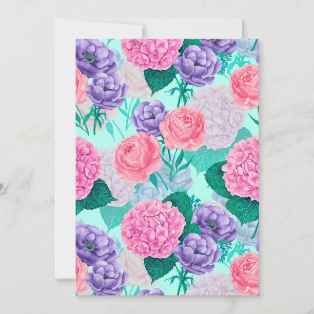 Acuarela de jardín de primavera 2 (Anverso)