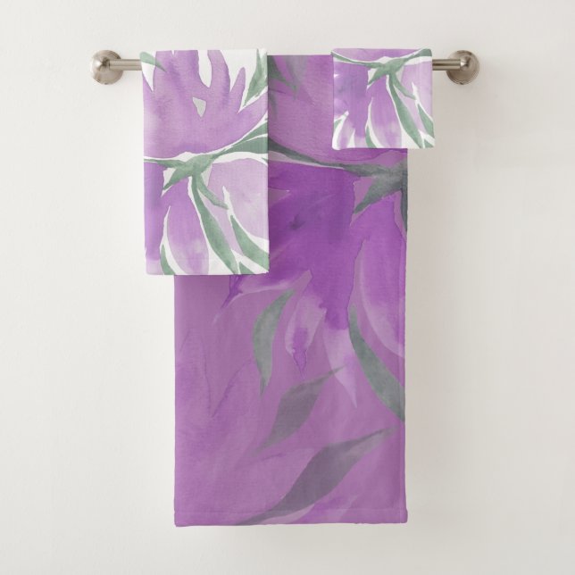 Acuarela De Lavander Morado Elegante Floral (In situ)