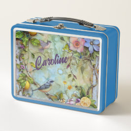 Acuarela de Lemons y Bluebirds