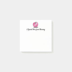 Acuarela de manzana personalizada Una nota especia