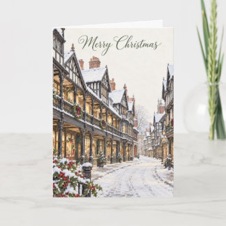 Acuarela de Navidad de Chester Rows