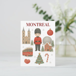 Acuarela de Navidad de Invierno Acogedor en Montre