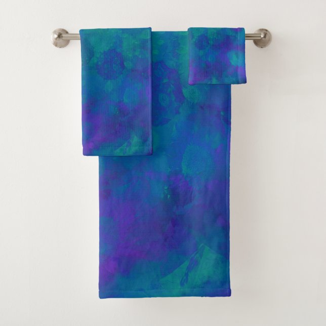 Acuarela de Ocean Blue Green Acua Abstract Coastal (In situ)