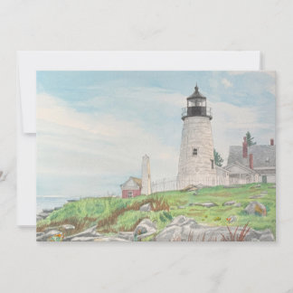 Acuarela de Pemaquid Point