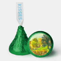 acuarela de pintura de caída solar