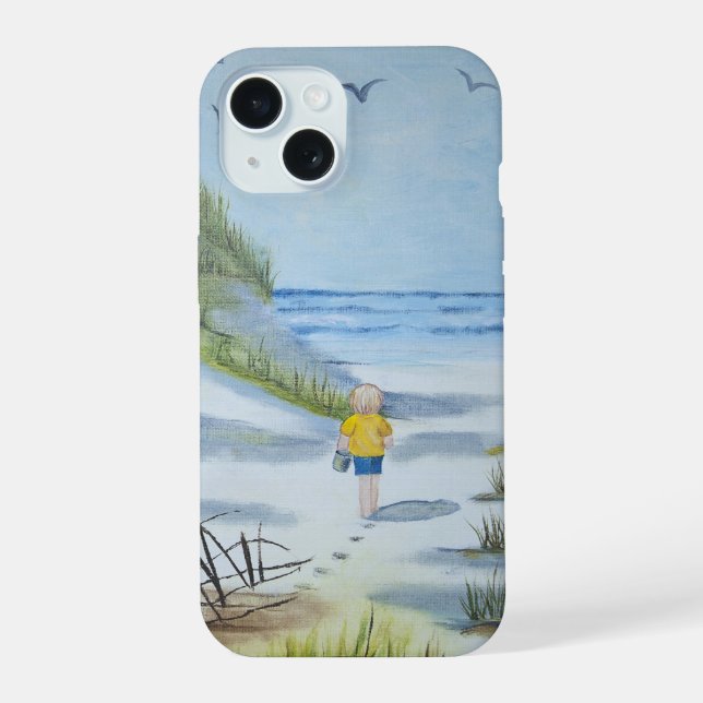 Acuarela de playa de verano (Reverso )