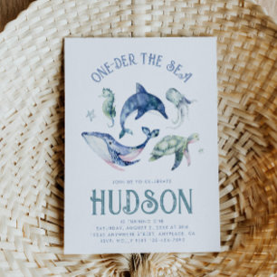 Acuarela de un día de la invitación al mar