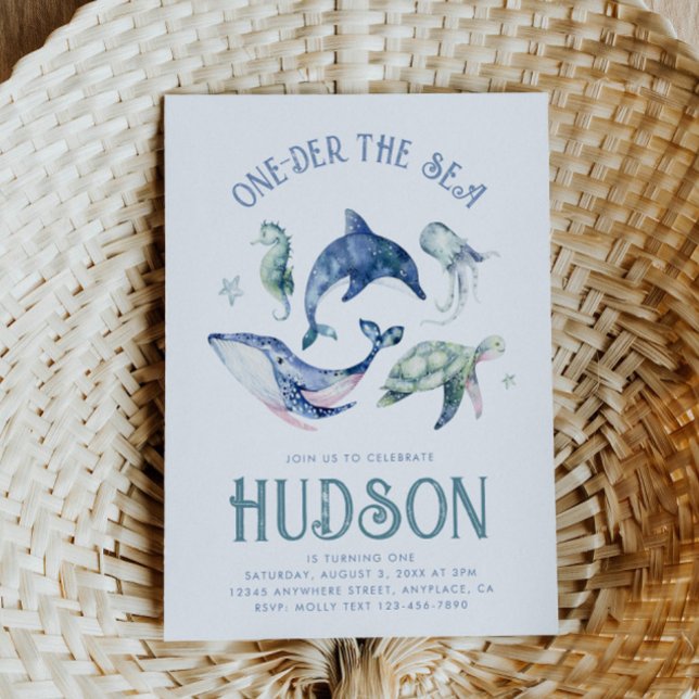 Acuarela de un día de la invitación al mar (Subido por el creador)