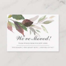 Acuarela deja nueva Invitación de movimiento resid