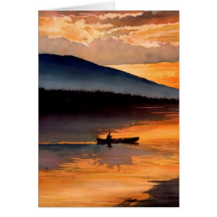 "Acuarela del paisaje del paso del Yukón"