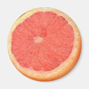 Acuarela del pomelo - imán