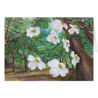 Acuarela del toldo del Dogwood y pintura de