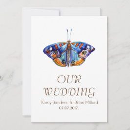 Acuarela , Elegante Invitación a la Boda