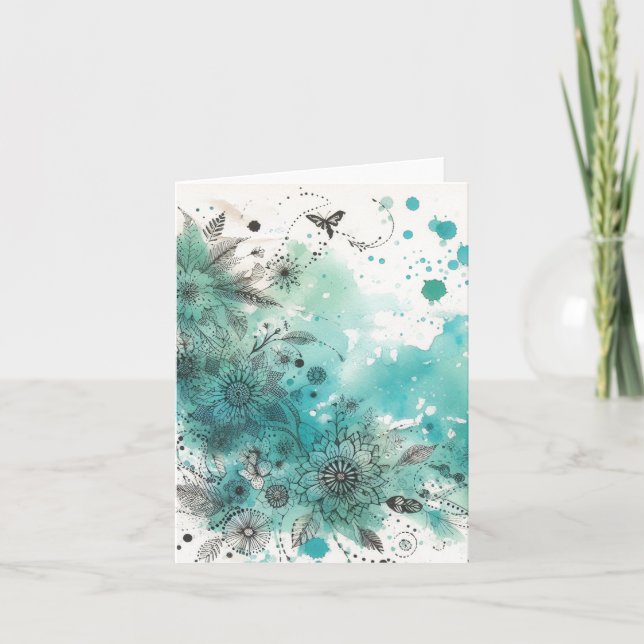 Acuarela Ephemera Vintage Blank (Anverso)